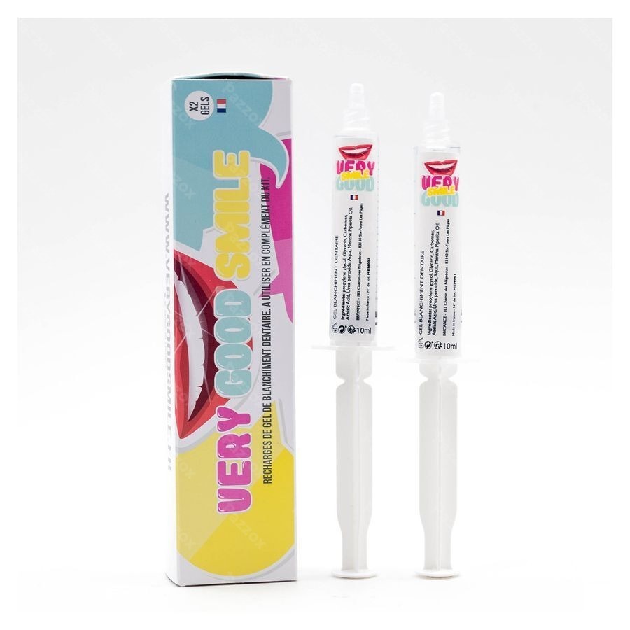Very Good Smile Gel Blanchiment Dents Refil.2x10ml