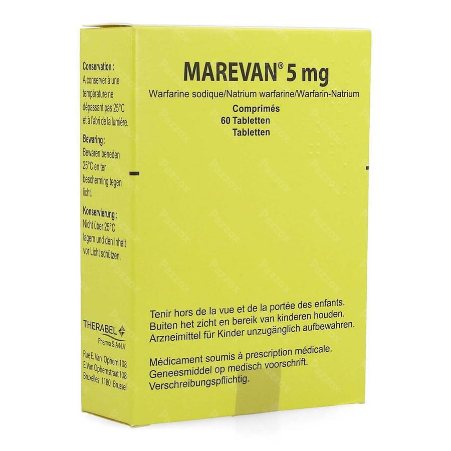 Marevan Comp 60 X 5mg
