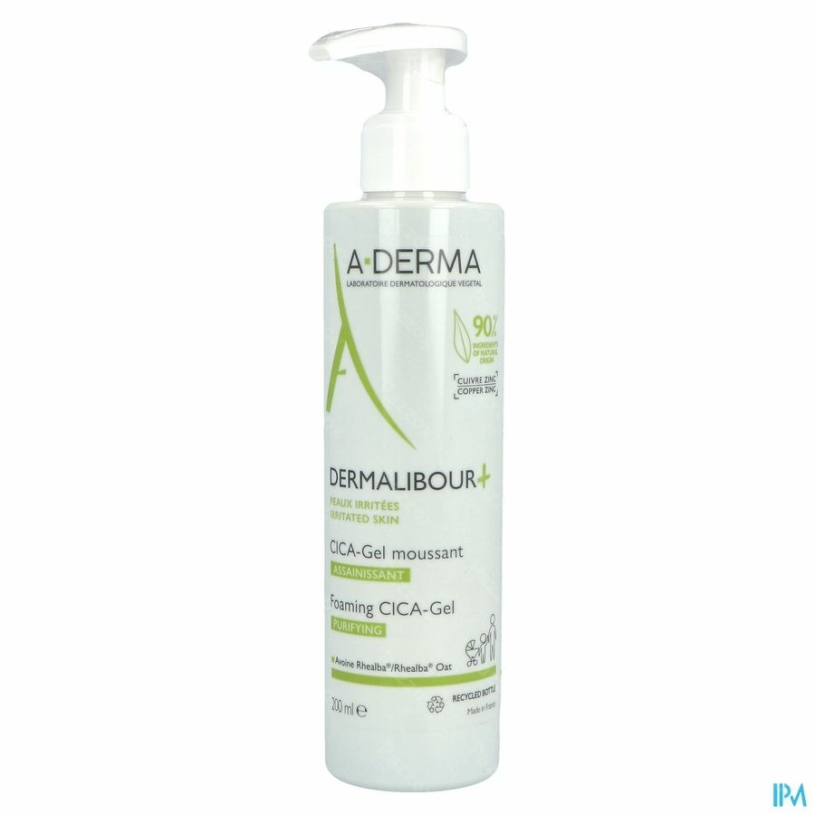 A-Derma Dermalibour+ Cicagel Moussant 200ml