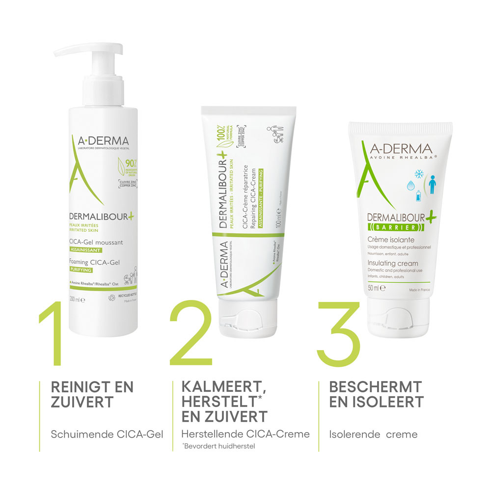 A-Derma Dermalibour+ Cicagel Zuiverende Schuimgel