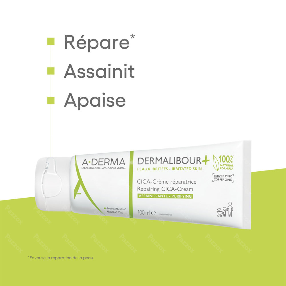 A-Derma Dermalibour + Cicacrème Reparatrice 100ml