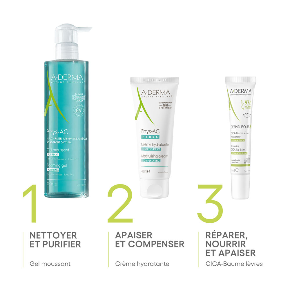 A-Derma Dermalibour+Cicabalsem Lèvres 15ml