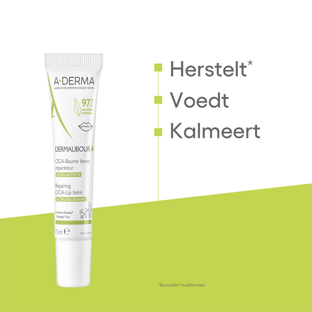 A-Derma Dermalibour+Cicabalsem Lippen 15ml