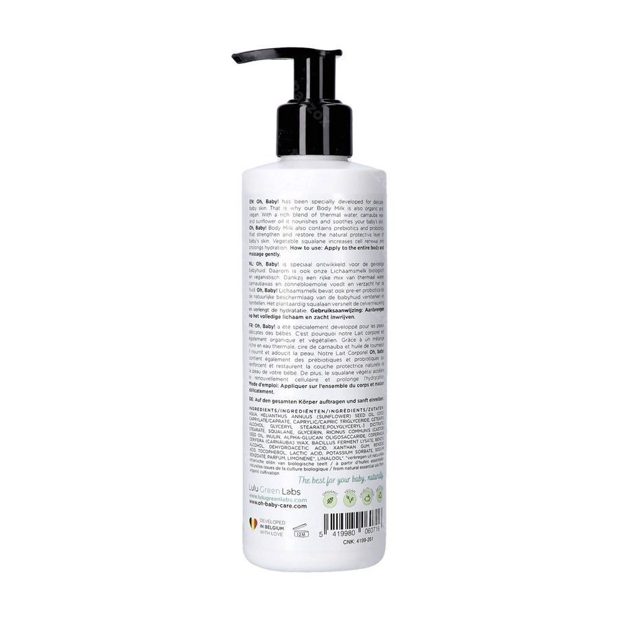 Oh Baby Lichaamsmelk 250ml