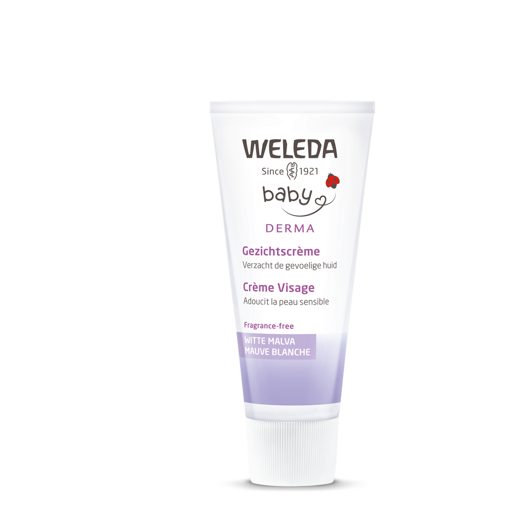 Weleda Baby Sensitive Gezichtscrème Witte Malva 50ml