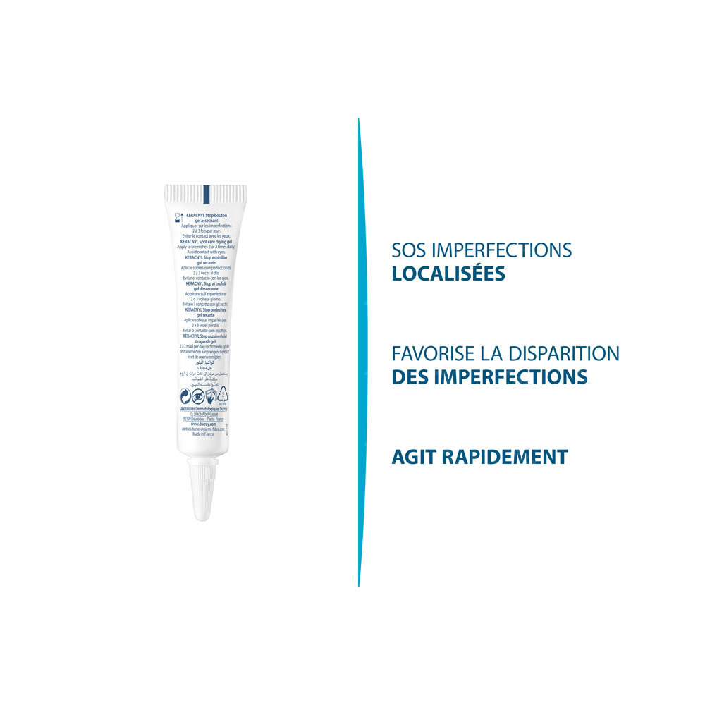 Ducray Keracnyl Stop Bouton 10ml Nf