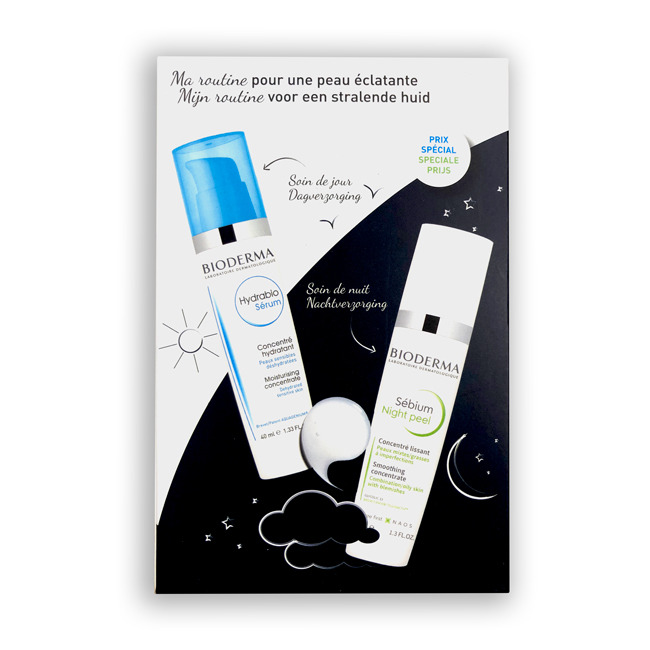 Bioderma Sebium Night Peel 40ml + Hydrabio Serum 40ml