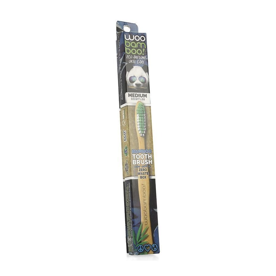 Woobamboo Brosse Dents Biodegrad. Adulte Medium
