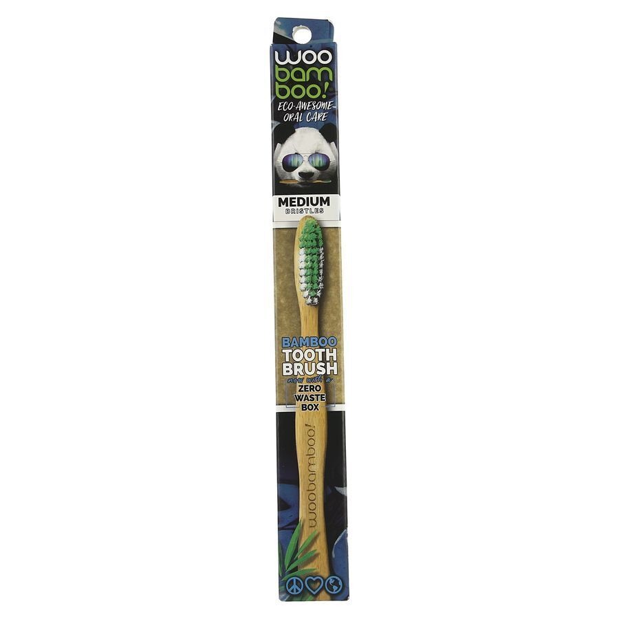 Woobamboo Brosse Dents Biodegrad. Adulte Medium