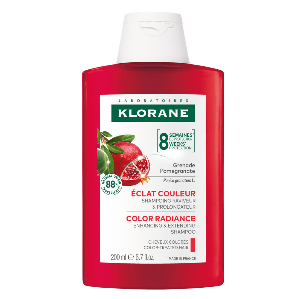 Klorane Kleurversterkende Shampoo Met Granaatappel 200ml