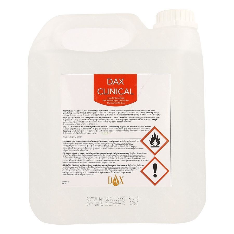 Dax Clinical Desinfectant Main 4000ml