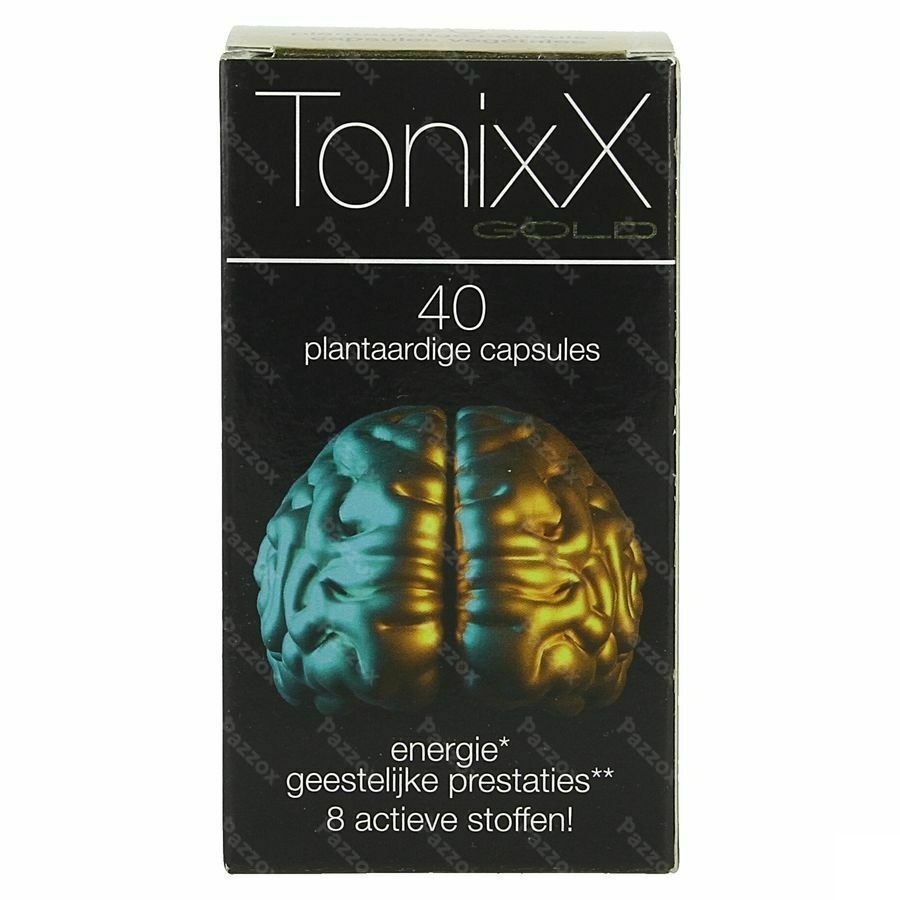 TonixX Gold Vermoeidheid & Stress  40 Capsules