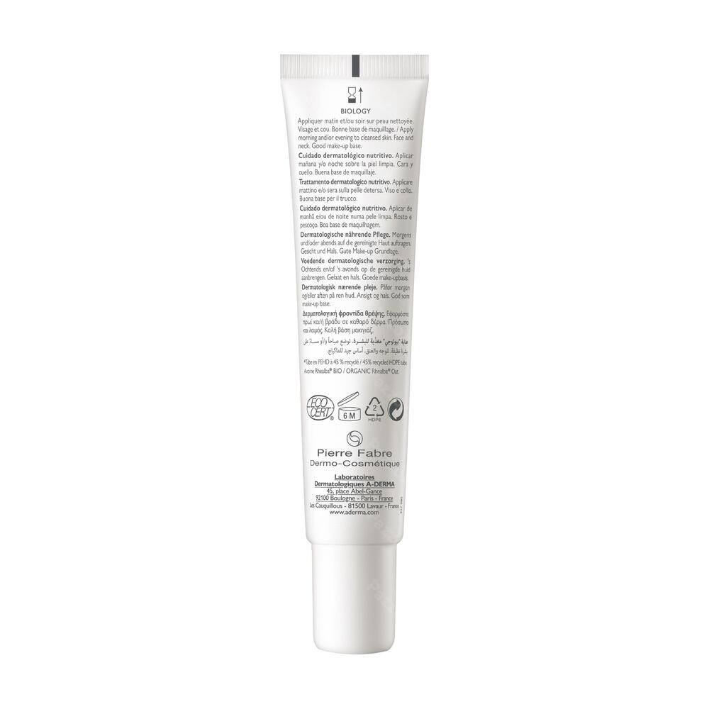 A-Derma Biology Soin Dermatologique Nutritif 40ml