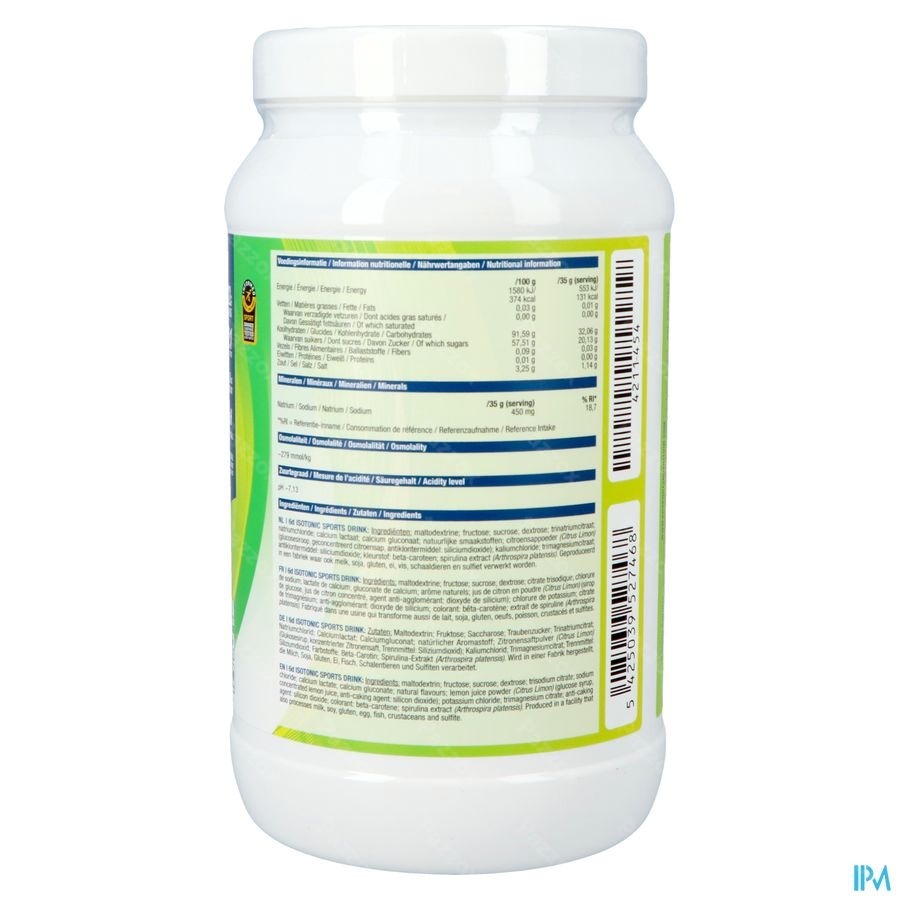 6d Sports Nutrition Isotonic Sports Drink Lemon Lime 1,4kg