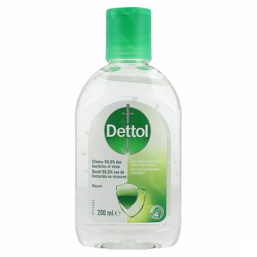 Dettol Gel Desinfectant Mains Classic 200ml