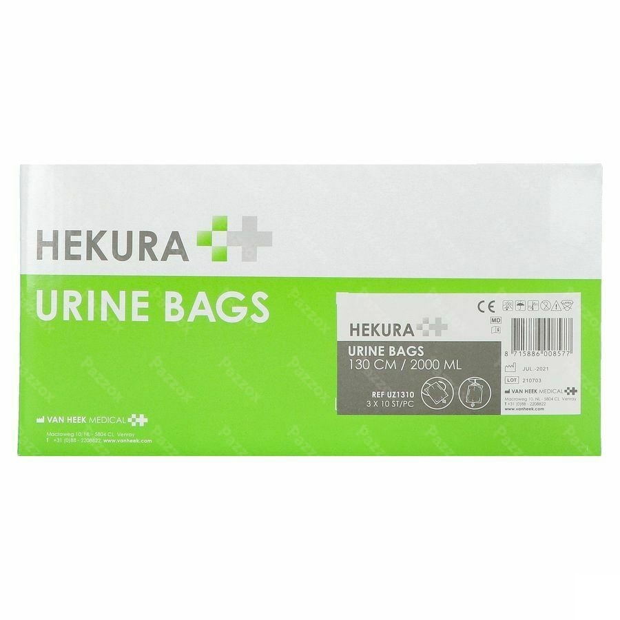 Hekura P/urine 2l 130cm 6,5mm Rob.croix 30 Uz1310