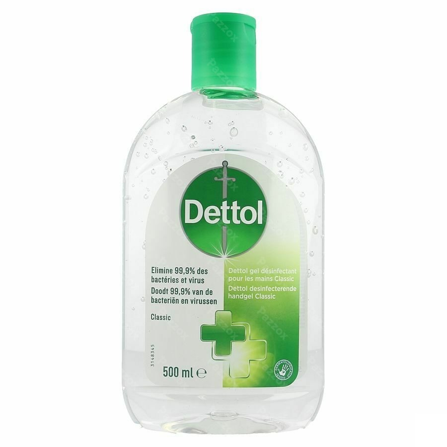 Dettol Gel Desinfectant Pour Les Mains Classic 500ml