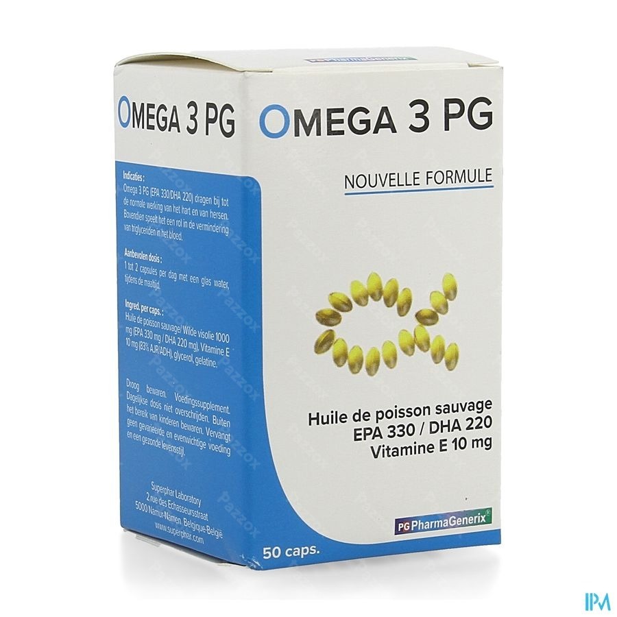 Omega 3 Pg Pharmagenerix Caps 50 Nf