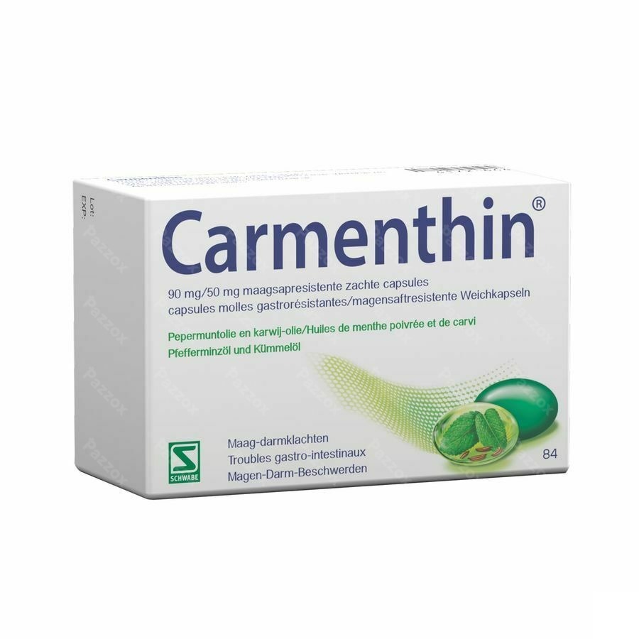 Carmenthin® 84 Gélules Molles Gastro-Résistantes