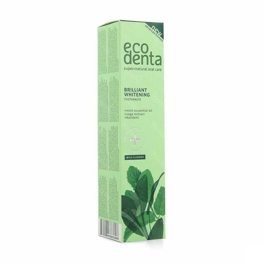 Eco Denta Whitening Tandpasta Ess. Olie Munt 100ml