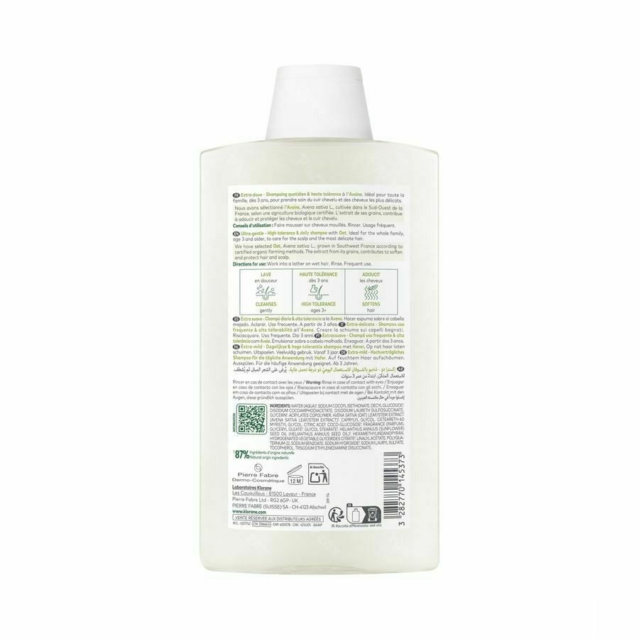 Klorane Capil. Sh Avoine 400ml