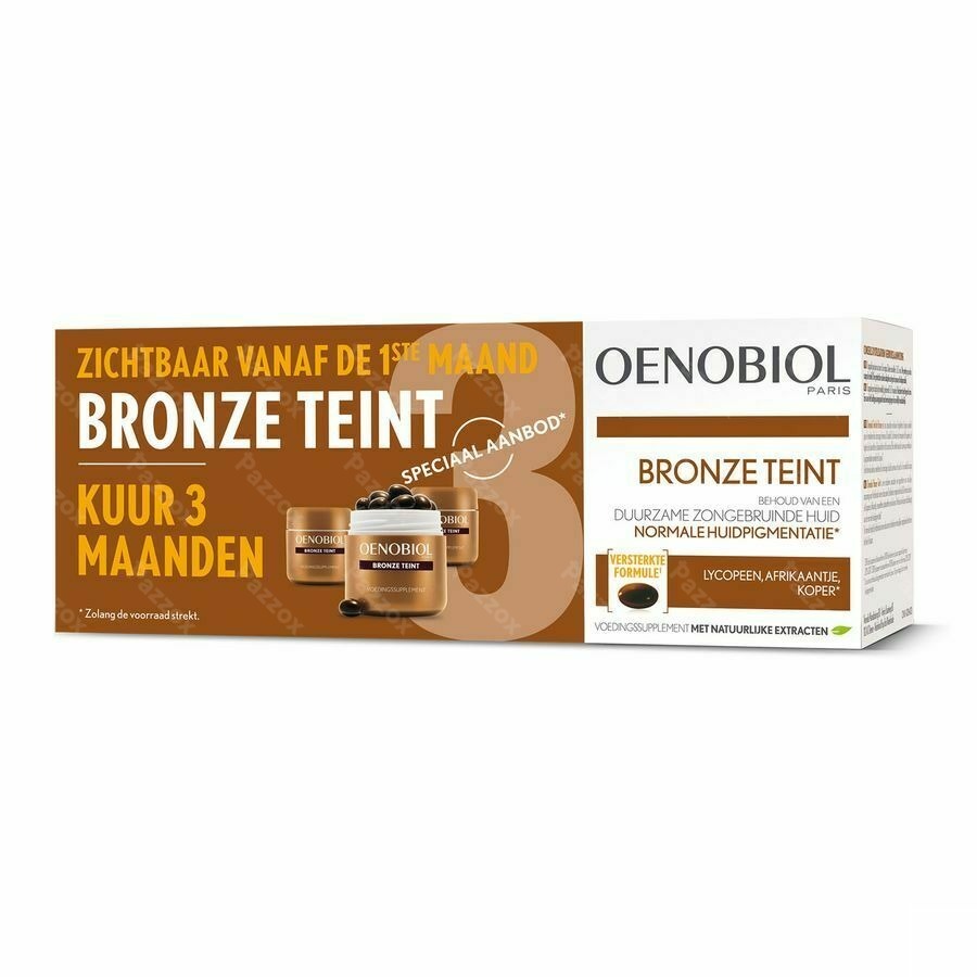 Oenobiol Bronze Teint Caps 3x30 Kopen Pazzox Online Apotheek