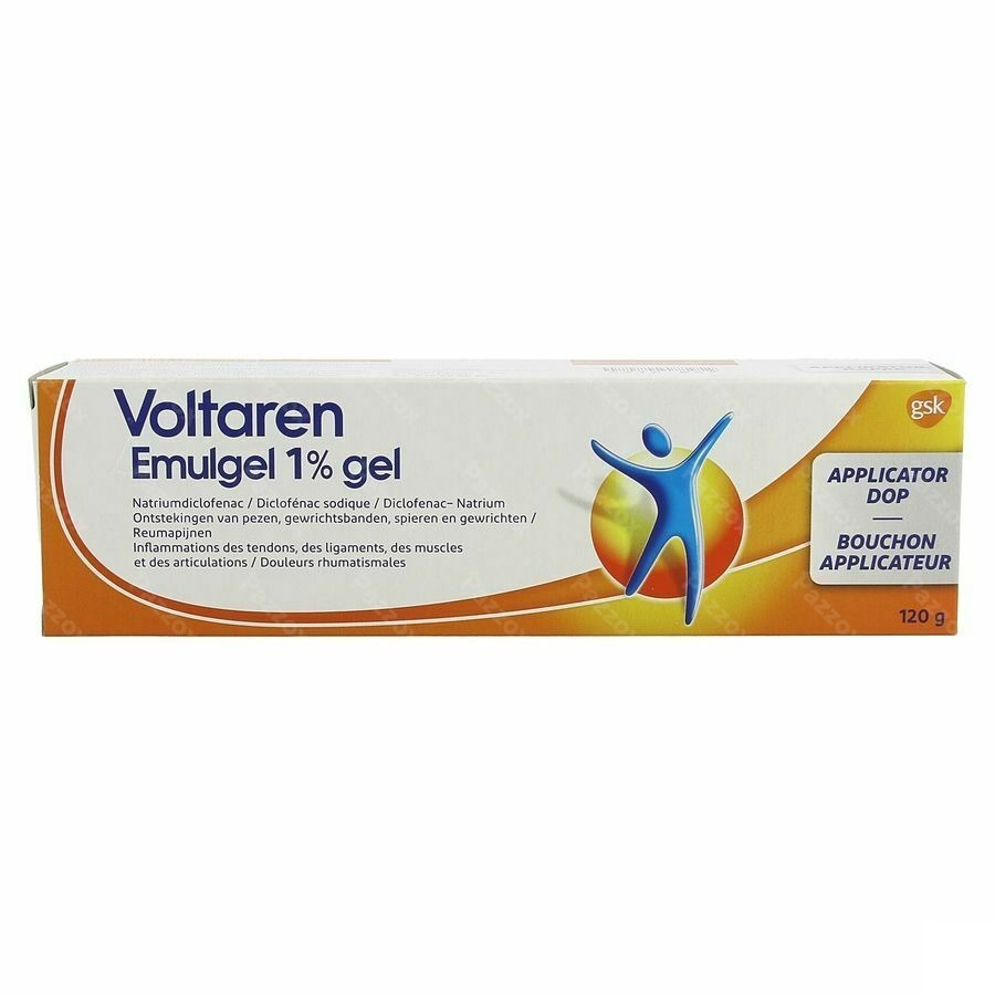 Voltaren Emulgel 1 % Gel 120g Bouchon Applic. New