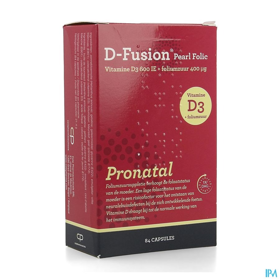 D-Fusion Pearl Folic 84 Capsules