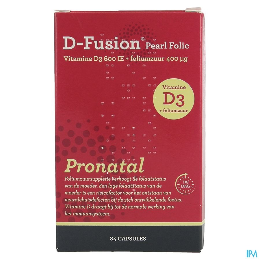 D-Fusion Pearl Folic 84 Capsules