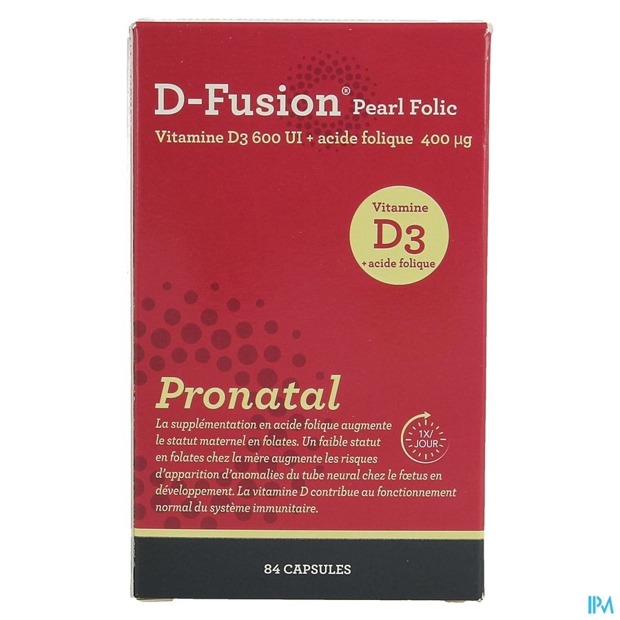 D-Fusion Pearl Folic 84 Capsules