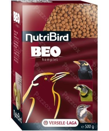 Nutribird BEO Komplet 500g Aliment D'entretien Pour Mainates, Grands Frugi- et Insectivores