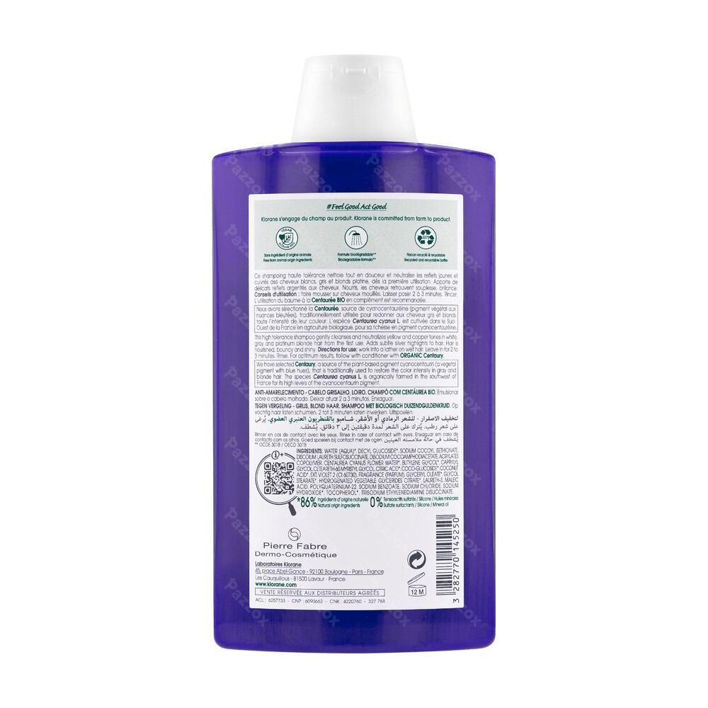 Klorane Capil. Sh Duizendguldenkruid Fl 400ml