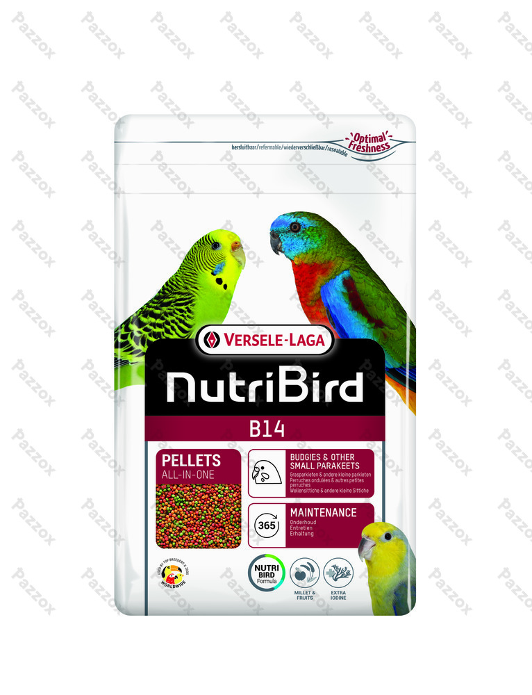 Nutribird B14 800g Onderhoudsvoer Voor Grasparkieten en Andere Kleine Parkieten