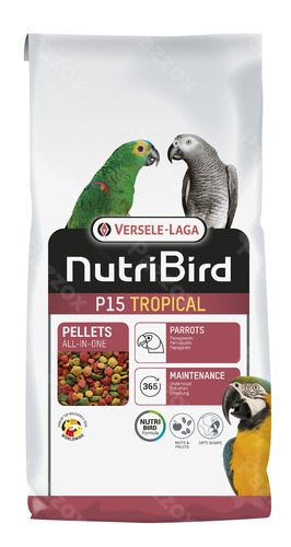 Nutribird P15 Tropical 10kg Onderhoudsvoer Voor Papegaaien Multi-Color