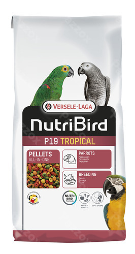 Nutribird P19 Tropical 10kg Kweekvoer Voor Papegaaien Multi-Color