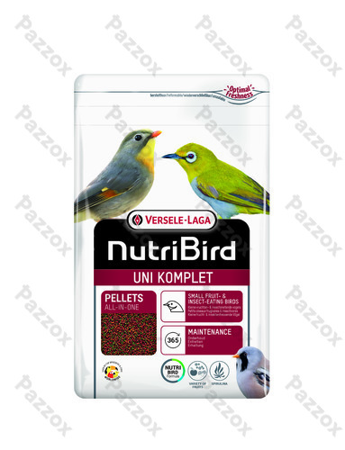 Nutribird Uni Komplet 1kg Aliment D'entretien Pour Petits Oiseaux Frugi- et Insectivores