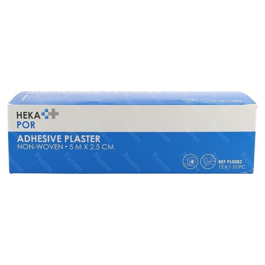 Hekapor Bande Adhesive Non-tis. 5mx2,5cm Roul 1