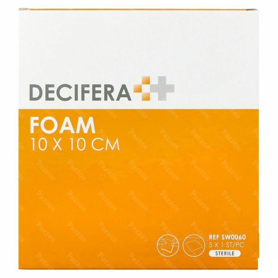 Decifera Foam 10x10cm 5