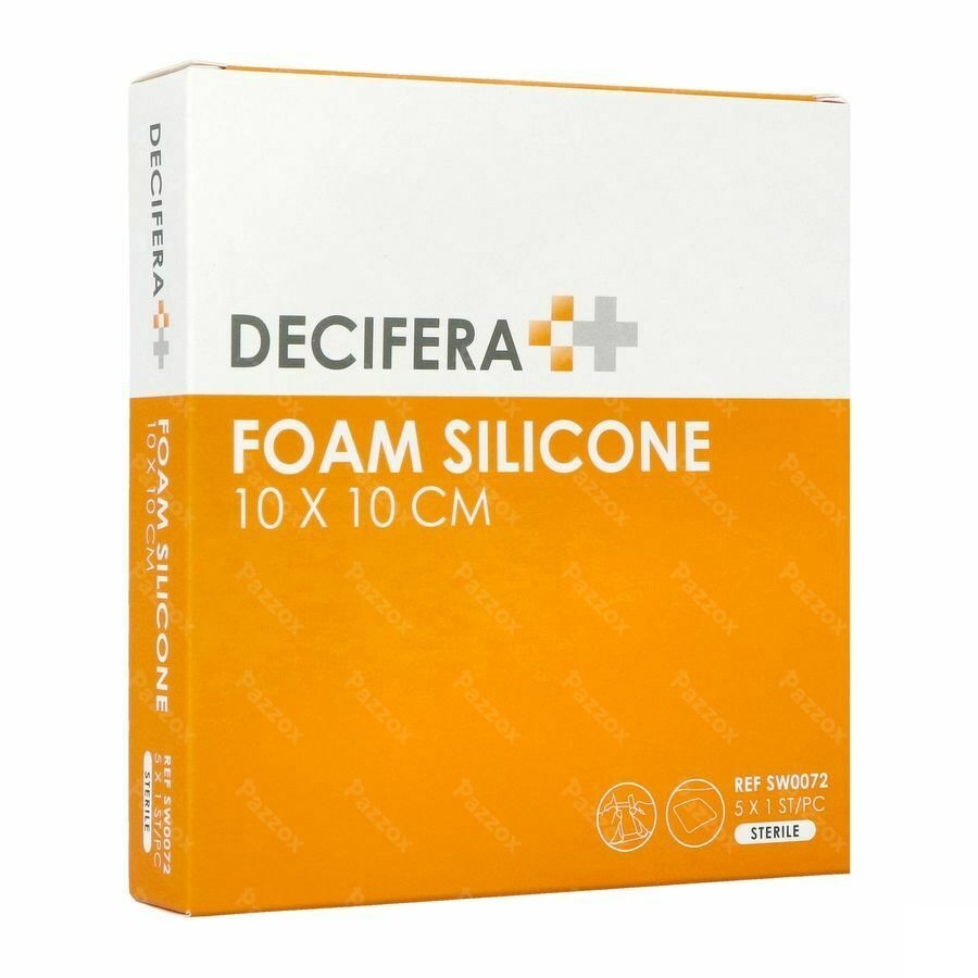 Decifera Foam Silicone 10x10cm 5