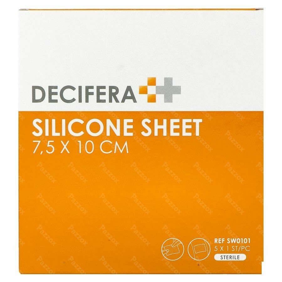 Decifera Silicone Sheet 7,5x10cm 5