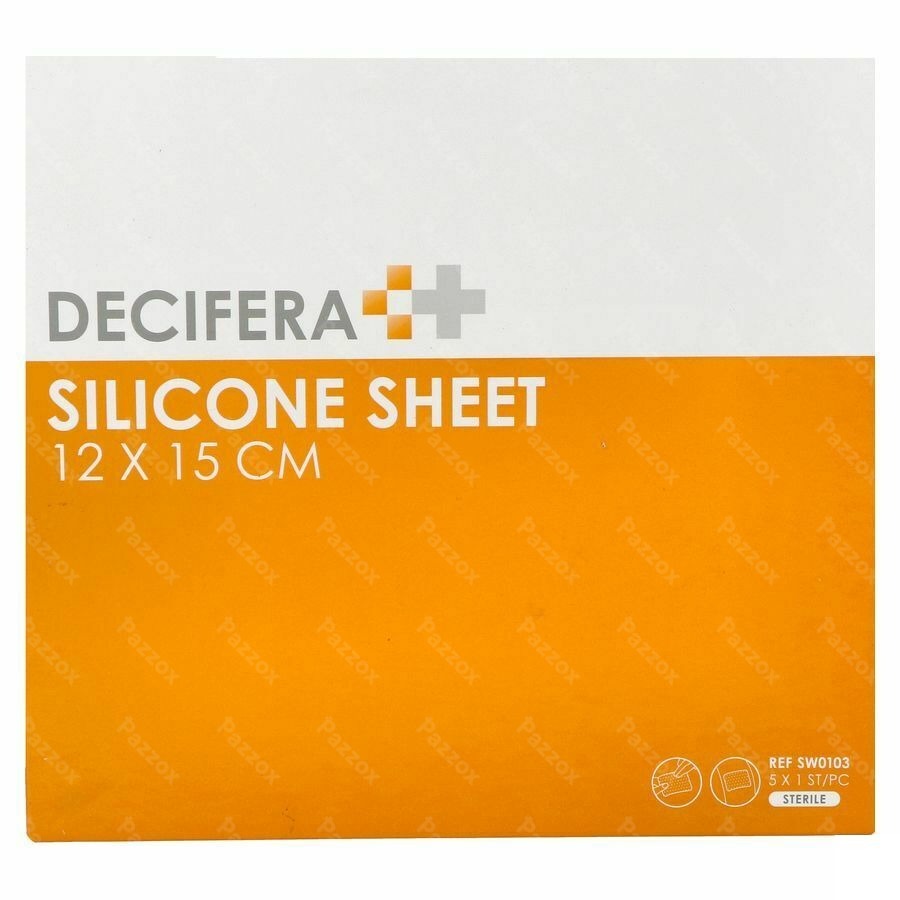 Decifera Silicone Sheet 12x15cm 5