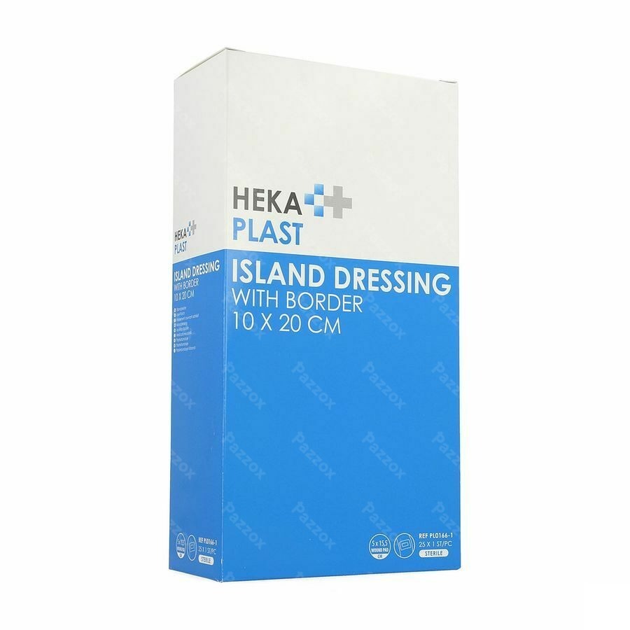 Hekaplast Border Pansement Ile Sterile 10x20cm 25