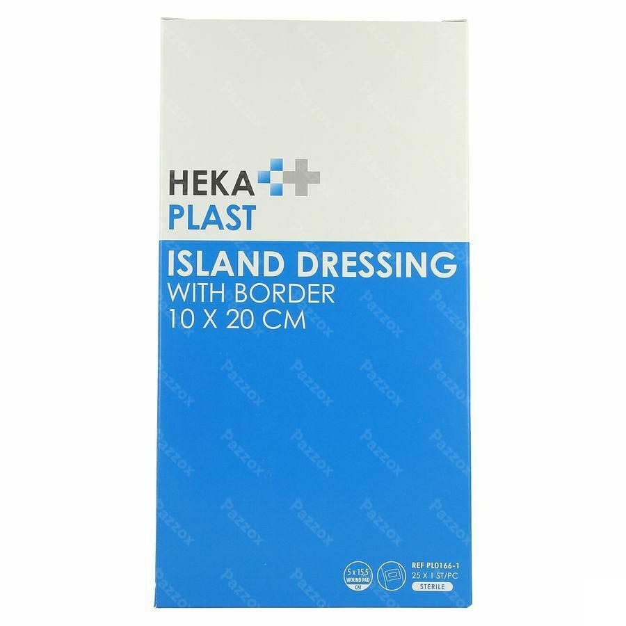 Hekaplast Border Pansement Ile Sterile 10x20cm 25