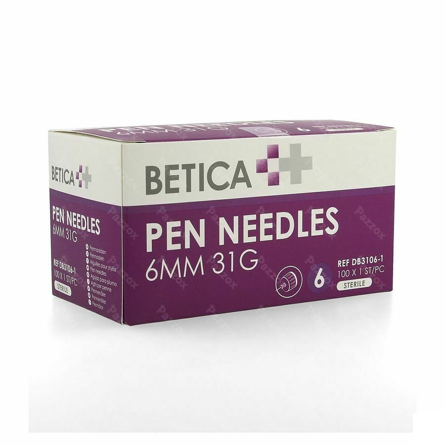 Betica Pen Needles 6mm 31g 100