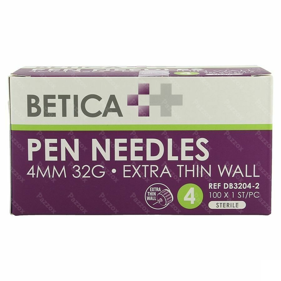 Betica Aiguilles Stylo Inj 4mm 32g 100