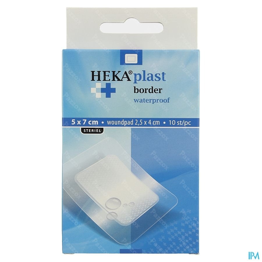 Heka Zom Rebord Transparent Etanche 5x7cm 10