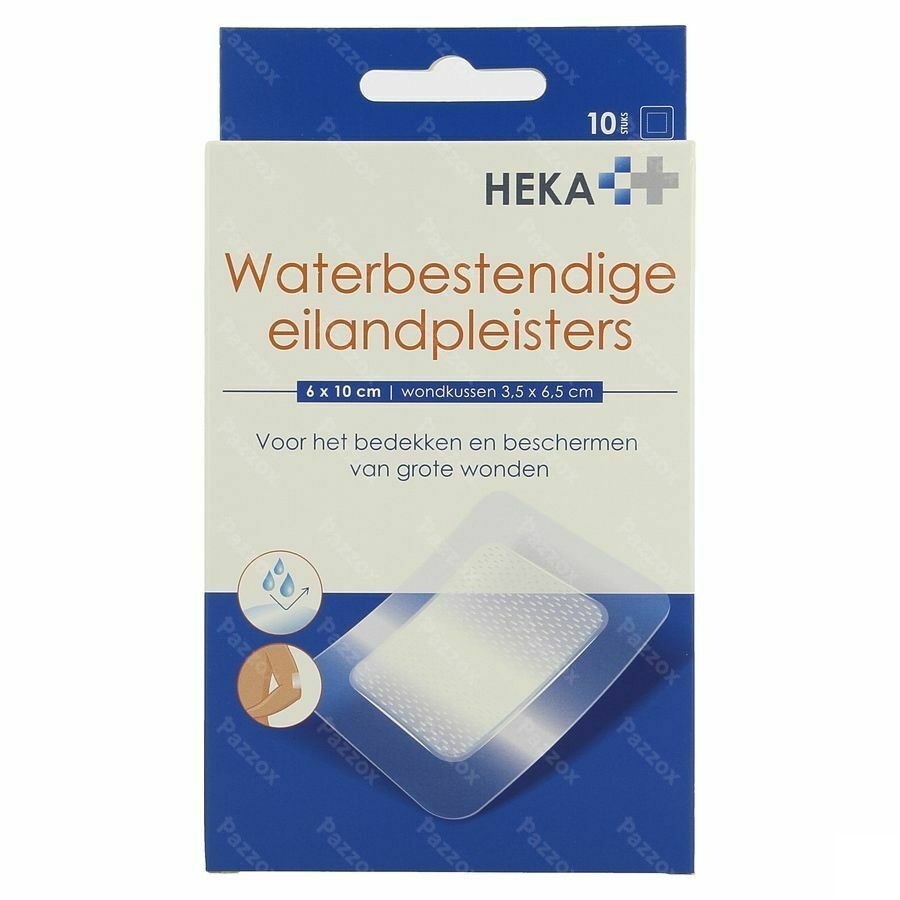 Heka Zom Rebord Transparent Etanche 6x10cm 10