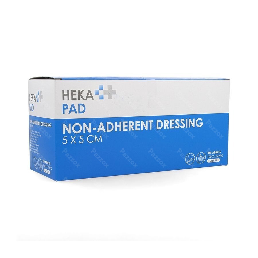 Hekapad Compresse Sterile 5x5cm 100