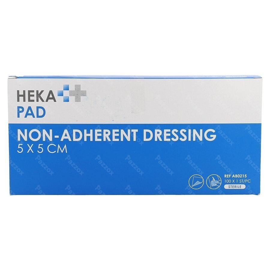 Hekapad Compresse Sterile 5x5cm 100