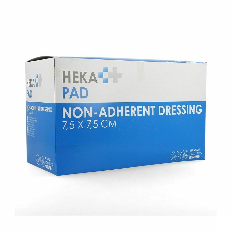 Hekapad Compresse Sterile 7,5x7,5cm 100